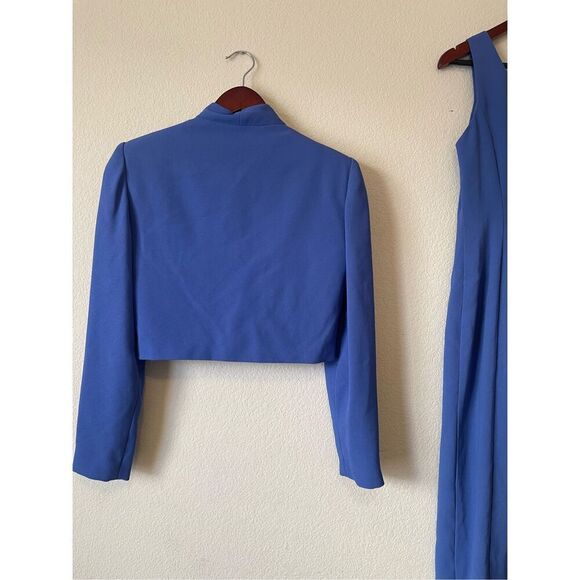 Vintage Rimini beaded maxi sheath 90s party evening gown size 4 - Picture 5 of 9